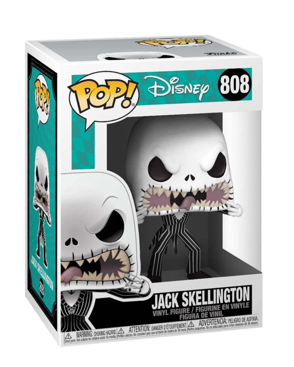 Jack Skellington Scary Face - NBC Funko Pop! Figur 2 Jack Skellington Scary Face - NBC Funko Pop! Figur – Bild 2