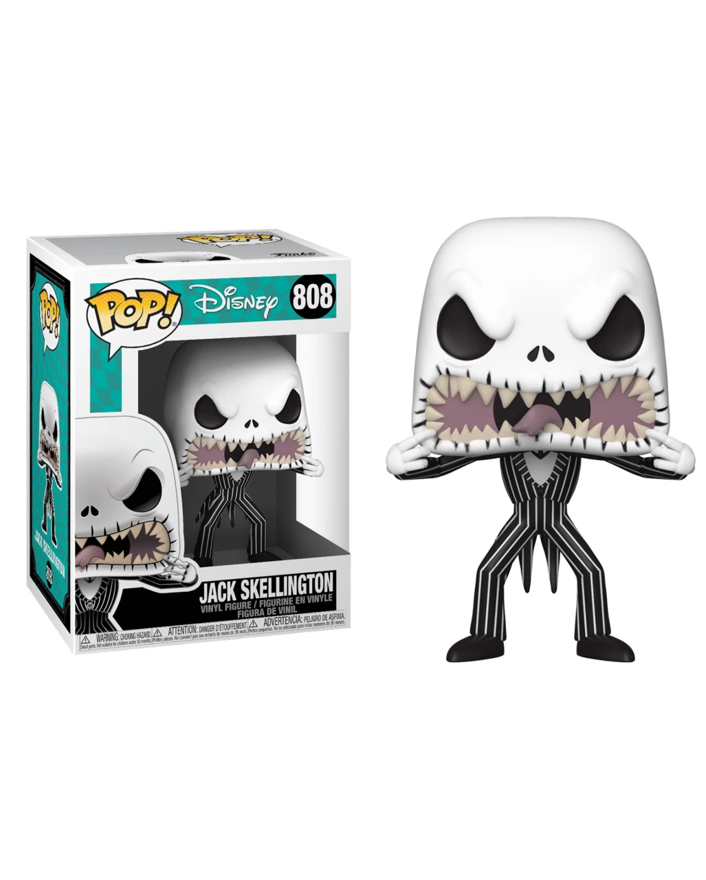 Jack Skellington Scary Face - NBC Funko Pop! Figur 3 Jack Skellington Scary Face - NBC Funko Pop! Figur – Bild 3