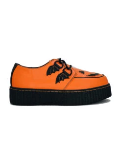 Jack O'lantern Trick Or Treat Creepers Schuhe Orange -Spooky Fun Günstiges Geschäft jackolantern trick or treat orange schuhe halloween schuhe gothic schuhe halloween accessoire gothic accessoire gothic styled 52812 1