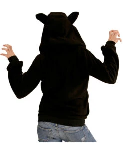 Katzen Kostüm Jacke -Spooky Fun Günstiges Geschäft katzen kostuem jacke cat costume hoodie tierkostuem 54510 04