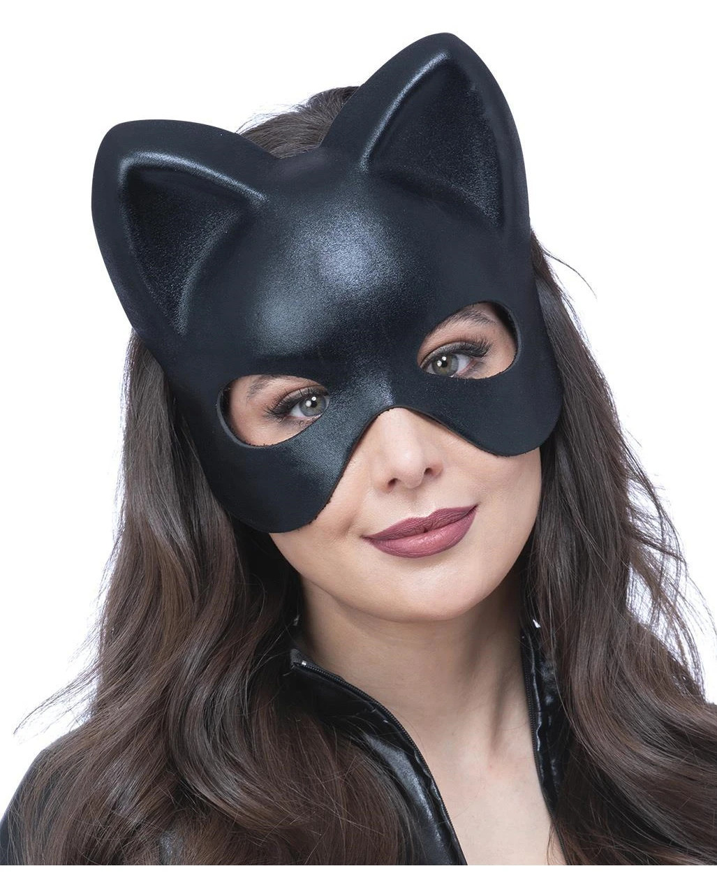 Katzenaugen Maske Schwarz 1 Katzenaugen Maske Schwarz