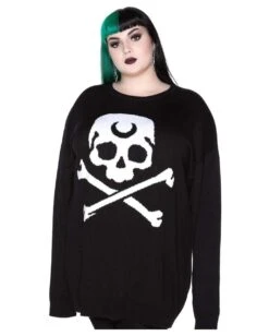 KILLSTAR 2 The Bone Strickpullover 8 KILLSTAR 2 The Bone Strickpullover -Spooky Fun Günstiges Geschäft killstar 2 the bone strickpullover gothic fashion und halloween merch killstar 2 the bone knit sweater 50933