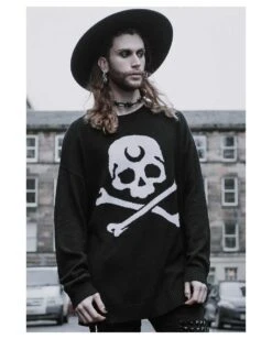 KILLSTAR 2 The Bone Strickpullover 11 KILLSTAR 2 The Bone Strickpullover -Spooky Fun Günstiges Geschäft killstar 2 the bone strickpullover gothic fashion und halloween merch killstar 2 the bone knit sweater 50933 5