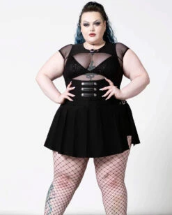 KILLSTAR Bad Brigade Kleid 8 KILLSTAR Bad Brigade Kleid -Spooky Fun Günstiges Geschäft killstar bad brigade kleid killstar gothic dress gothic roecke und kleider 52229 6