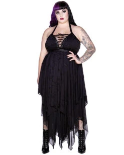 KILLSTAR Badlands Kleid 6 KILLSTAR Badlands Kleid -Spooky Fun Günstiges Geschäft killstar badlands kleid killstar badlands dress gothic fashion gohtic kleider und roecke gotik mode 52251 3