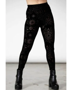 KILLSTAR Brielle Burnout Leggings 7 KILLSTAR Brielle Burnout Leggings -Spooky Fun Günstiges Geschäft killstar brielle burnout leggings gothic leggings gothic hose gothic kleidung 53334 2