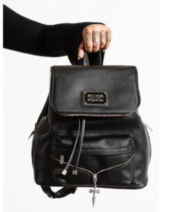 KILLSTAR Cross My Heart Rucksack -Spooky Fun Günstiges Geschäft killstar cross my heart rucksack gothic backpack gothic fashion und zubehoer von killstar 51972 3