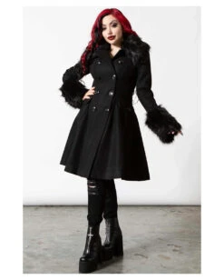 KILLSTAR Ember Lolita Mantel -Spooky Fun Günstiges Geschäft killstar ember lolita mantel killstar ember lolita coat killstar gothic fashion 52106 02