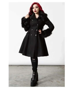 KILLSTAR Ember Lolita Mantel -Spooky Fun Günstiges Geschäft killstar ember lolita mantel killstar ember lolita coat killstar gothic fashion 52106 03