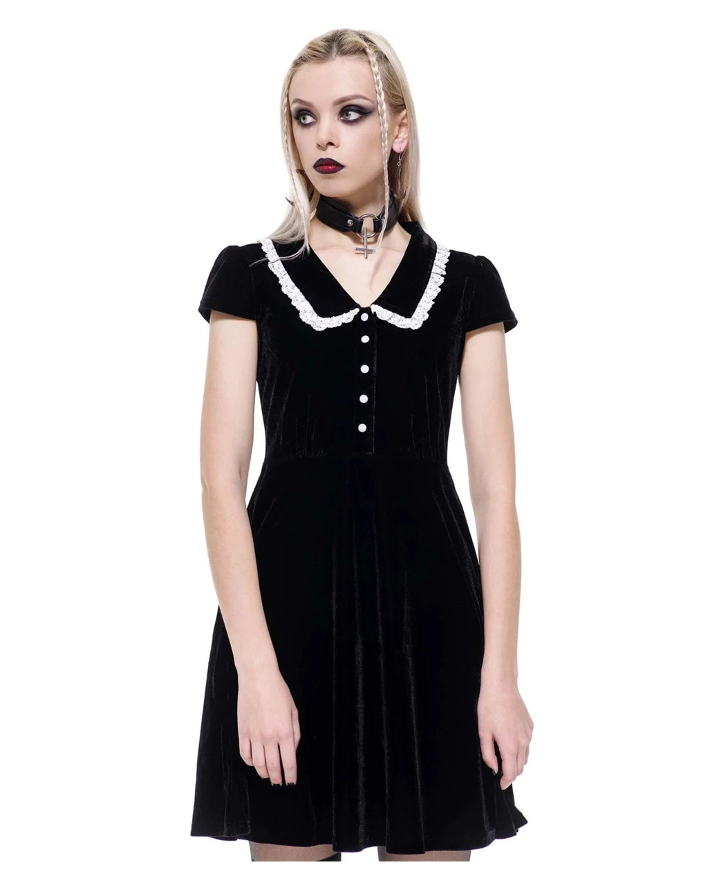KILLSTAR Every Mourning Kragenkleid 1 KILLSTAR Every Mourning Kragenkleid