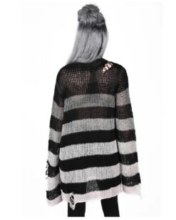 KILLSTAR Grady Strickpullover -Spooky Fun Günstiges Geschäft killstar grady strickpullover soft knit sweater gothic fashion und gothic shop 51981 4