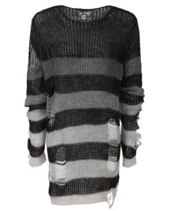 KILLSTAR Grady Strickpullover -Spooky Fun Günstiges Geschäft killstar grady strickpullover soft knit sweater gothic fashion und gothic shop 51981 7