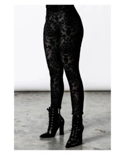 KILLSTAR I'am Strange Leggings -Spooky Fun Günstiges Geschäft killstar iam strange leggings killstar gothic mode killstar fashion 52189 02