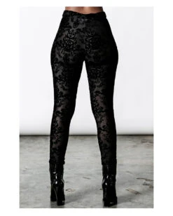 KILLSTAR I'am Strange Leggings -Spooky Fun Günstiges Geschäft killstar iam strange leggings killstar gothic mode killstar fashion 52189 03