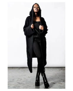 KILLSTAR Midnight Long Cardigan