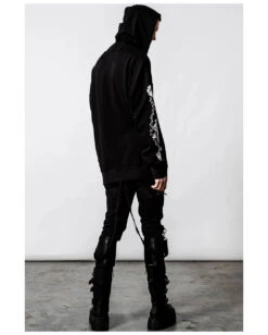 KILLSTAR Morning Longline Unisex Hoodie -Spooky Fun Günstiges Geschäft killstar morning longline unisex hoodie gothic fashion von killstar gothic onlineshop 52186