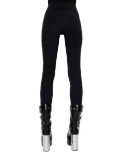 KILLSTAR Neo Noir Leggings -Spooky Fun Günstiges Geschäft killstar neo noir leggings gothic fashion gohtic hosen gotik mode 52252 2