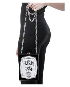 KILLSTAR Pure Poison Clutch Handtasche -Spooky Fun Günstiges Geschäft killstar pure poison clutch handtasche gothic fashion und zubehoer online shoppen 51604 3