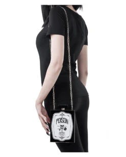 KILLSTAR Pure Poison Clutch Handtasche -Spooky Fun Günstiges Geschäft killstar pure poison clutch handtasche gothic fashion und zubehoer online shoppen 51604 6