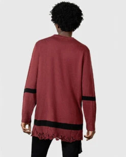 KILLSTAR Star Crux Strick Pullover -Spooky Fun Günstiges Geschäft killstar star crux strick pullover oversized gothic pullover killstar fashion gothic mode gothic bekleidung gothic accessoires und geschenkartikel 54044 2