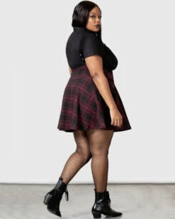 KILLTAR Study Hell Suspender Skirt Rot -Spooky Fun Günstiges Geschäft killstar study hell suspender skirt rot killstar mode gothic rock gothic bekleidung gothic mode gothic fashion gothic accessoires und geschenkartikel 54043 3