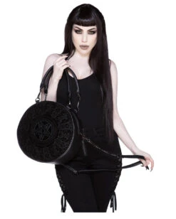 KILLSTAR Super Naturalist Handtasche -Spooky Fun Günstiges Geschäft killstar super naturalist handtasche killstar super naturalist handbag gothic handtasche gothic accessoire 51909 01
