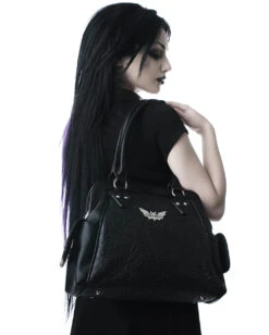 KILLSTAR Webutant Spinnweben Handtasche -Spooky Fun Günstiges Geschäft killstar webutant spinnweben handtasche gothic handtaschen und accessoires im gothic shop 51979 4