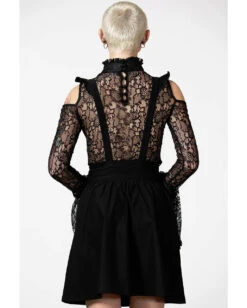 KILLSTAR Yuna Suspender Rock 8 KILLSTAR Yuna Suspender Rock -Spooky Fun Günstiges Geschäft killstar yuna suspender rock mit traeger killstar yuna suspender skirt gothic mode gothic fashion rock 52487 4