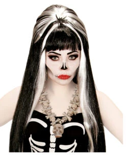 Knochen Halskette Mit Totenschädel -Spooky Fun Günstiges Geschäft knochen halskette mit totenkoepfe bone necklace with skulls kostuemzubehoer 38683 003