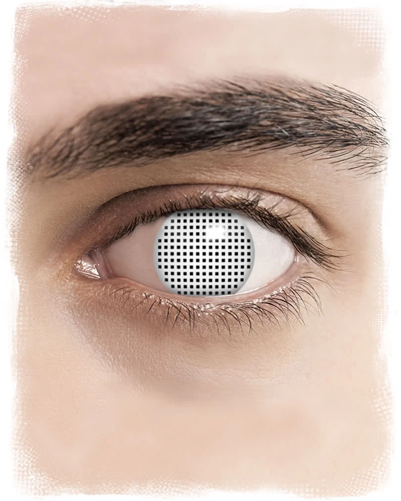 Kontaktlinsen Weißes Netz 2 Kontaktlinsen Weißes Netz – Bild 2