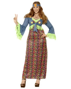 Kurvige Hippie Lady Plus Size Kostüm