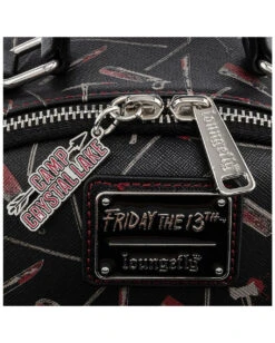 Loungefly Friday The 13th Jason Mask Mini-Rucksack -Spooky Fun Günstiges Geschäft loungefly friday the 13th jason maske mini rucksack loungefly horror backpack horror merch und geschenke 52584 5