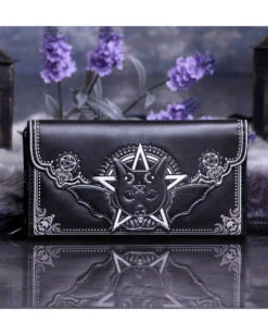 Malpuss Kult Cutie Geldbörse 18,5cm -Spooky Fun Günstiges Geschäft malpuss kult cutie geldboerse malpuss kult cutie geldbeutel gothic accessoire gothic geldbeutel 52787 07