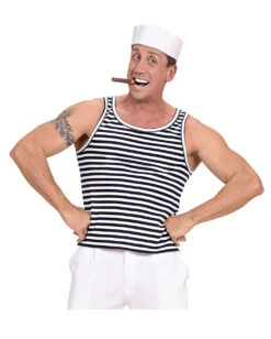 Matrosen Shirt Gestreift XL -Spooky Fun Günstiges Geschäft matrosen shirt gestreift seemanns shirt matrosen kostuemzubehoer sailor shirt 15803 02