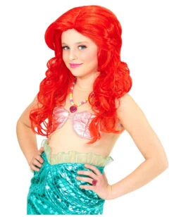 Meerjungfrau Kinderperücke -Spooky Fun Günstiges Geschäft meerjungfrau kinderperuecke nixen peruecke sirenen peruecke arielle peruecke 29338 2