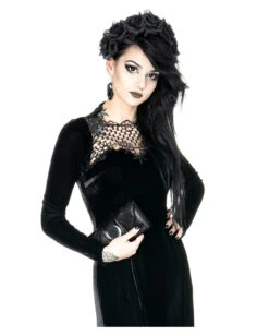 Moon Gothic Purse Mit Fledermausflügel -Spooky Fun Günstiges Geschäft moon gothic geldboerse mit fledermausfluegel moon gothic purse with bat wings 53771 05