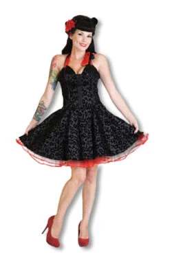 Neckholder Leopardenkleid