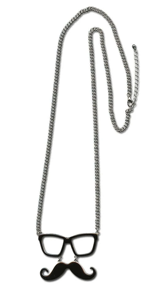 Kette Mit Brille Und Mustache 1 Kette Mit Brille Und Mustache
