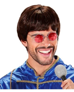 Nickelbrille Pink -Spooky Fun Günstiges Geschäft nickelbrille pink rosa sonnenbrille 70er jahre john lennon brille hippiebrille rosa nickel glasses pink 8800944 002