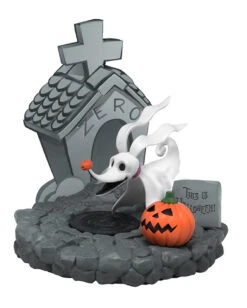 Nightmare Before Christmas Zero Sammelfigur 12 Cm -Spooky Fun Günstiges Geschäft nightmare before christmas zero sammelfigur mit grabstein und kuerbis nightmare before christmas fanartikel jack skellington fanartkel online bestellen 53761