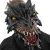 Noir Drachen Maske Deluxe