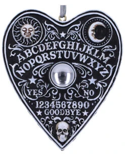 Ouija Board Planchette Als Hängeornament 8,5cm -Spooky Fun Günstiges Geschäft ouija board wahrsage planchette hexenbrett anhaenger spirit board haengeornament 53676 05