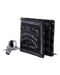 Ouija Brett Geldbeutel Mit Kette -Spooky Fun Günstiges Geschäft ouija brett geldbeutel mit kette spirit board brieftasche mit kette ouija board wallet with chain gothic accessoire 50993 02