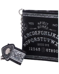 Ouija Brett Geldbeutel Mit Kette -Spooky Fun Günstiges Geschäft ouija brett geldbeutel mit kette spirit board brieftasche mit kette ouija board wallet with chain gothic accessoire 50993 06