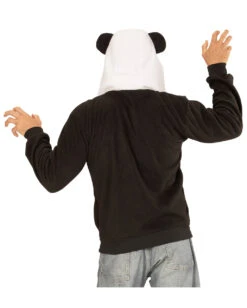 Panda Bär Kostüm Jacke -Spooky Fun Günstiges Geschäft panda baer kostuem jacke panda baer costume hoodie tierkostuem zirkus kostuem 54514 04