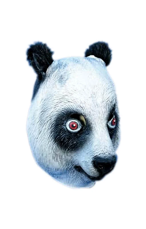 Panda Maske Latex 1 Panda Maske Latex