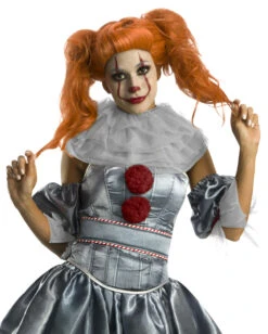 Pennywise IT Damenkostüm -Spooky Fun Günstiges Geschäft pennywise it damenkostuem pennywise ladies costume halloween und horror kostueme 50351 2
