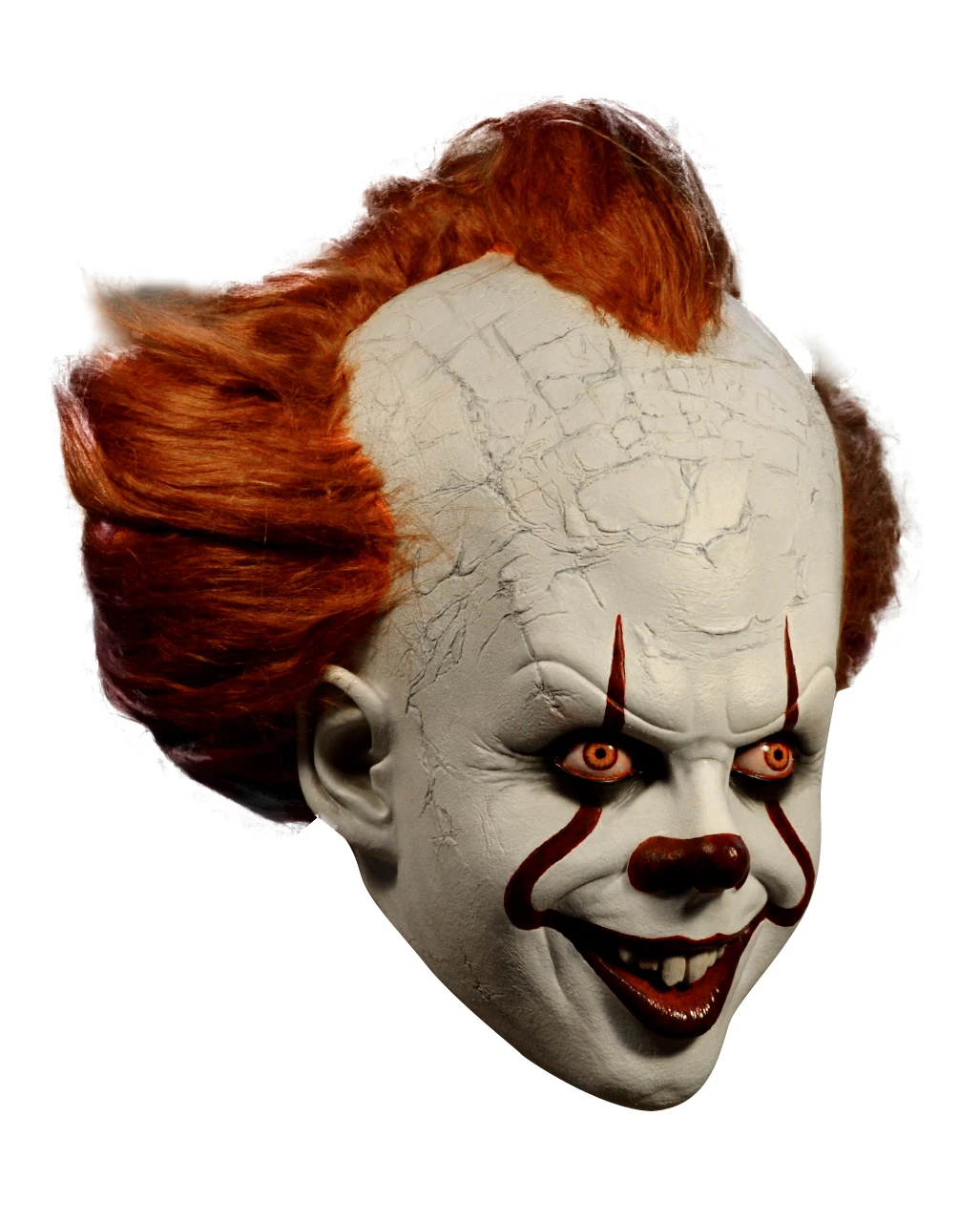 Pennywise IT Deluxe Maske Mit Haaren 2 Pennywise IT Deluxe Maske Mit Haaren – Bild 2