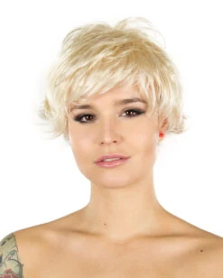 Perücke Kris Platinblond