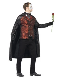 Phantom Der Oper Kostüm -Spooky Fun Günstiges Geschäft phantom der oper kostuem edle halloween verkleidung phantom herren kostuem oper 24558 2